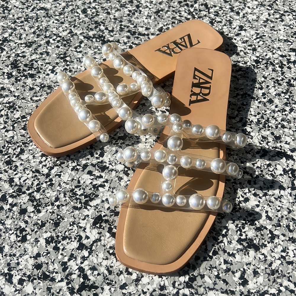 Pearl Zara sandals